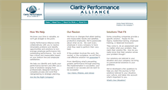 Desktop Screenshot of clarityperformancealliance.com